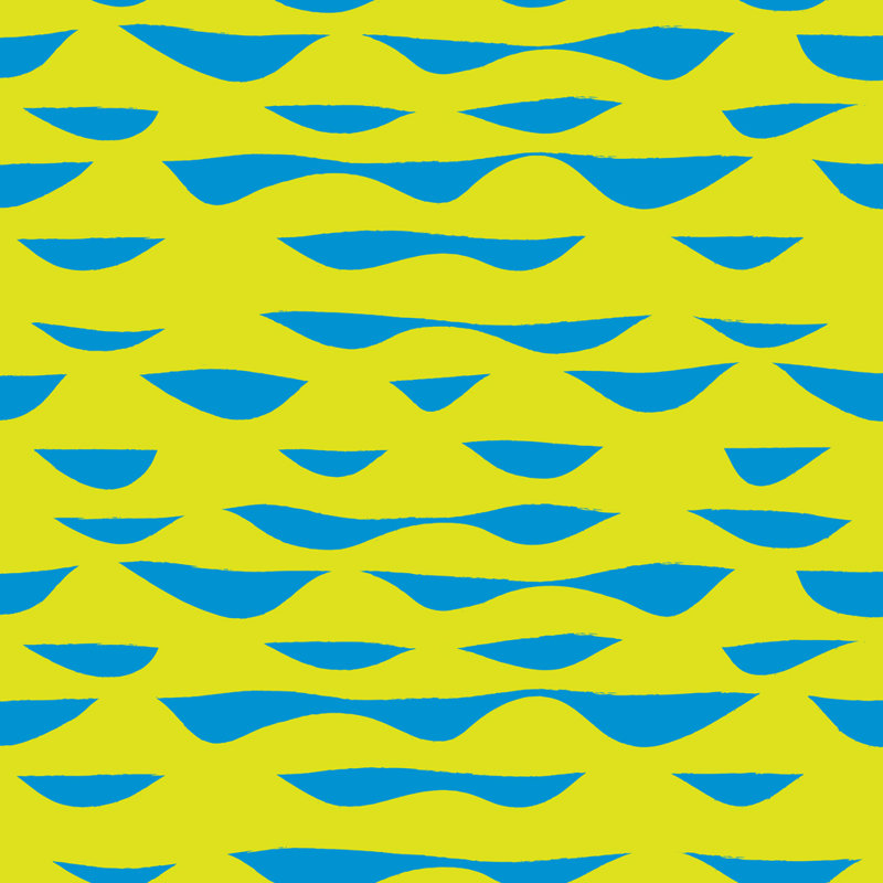 «Dinosaurs water 1», estampe numérique sur toile tendue par Roochita Chachra, H 24 po x l 24 po