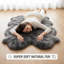 Tapis gris en peau de mouton Bershire-70771034