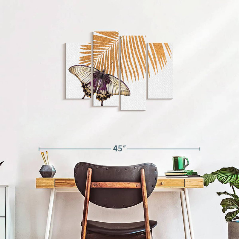 «Rustic Butterfly», reproduction sur toile, H 22 po x l 36 po x P 1 po