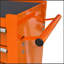Chariot à outils multifonctionnel avec 4 roulettes - Orange-130369936
