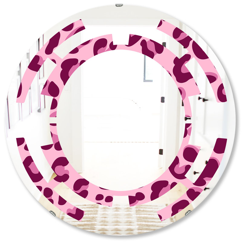 Miroir mural Leopard, H 31,5 po x l po
