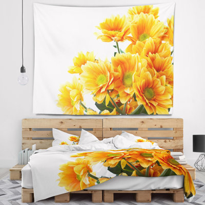 Tapisserie chrysanthemum floral fleurs