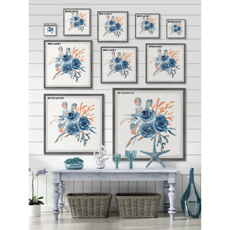 Blooming Beauty - Single Picture Frame Painting, 30cm H x 30cm W x 3.81cm D
