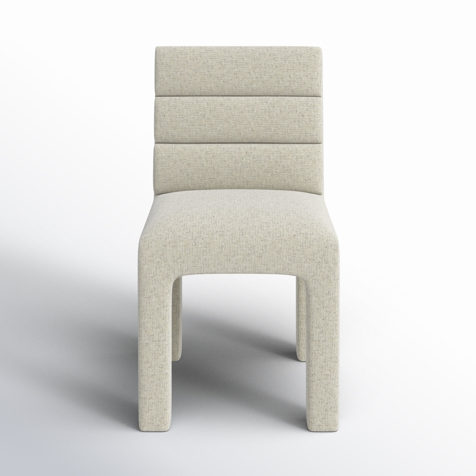 Shepha Tufted Side Chair, Taupe Chenille
