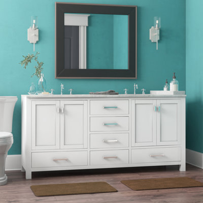 Souther 72" Double Bathroom Vanity Base Only