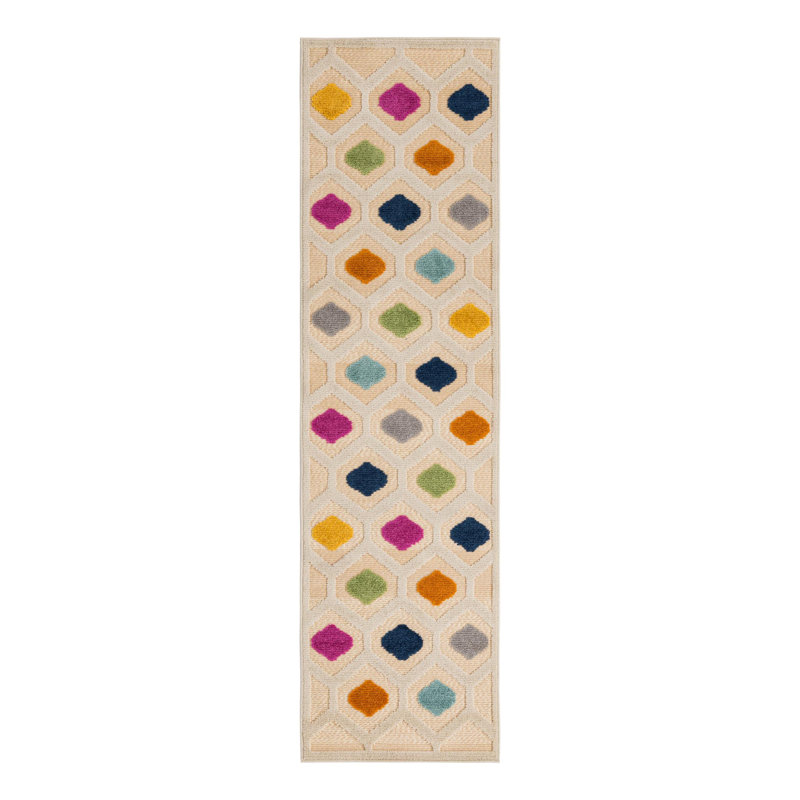 Tapis d'extérieur Rugs.com Noord Aruba 1, Tapis de couloir 2 pi x 8 pi