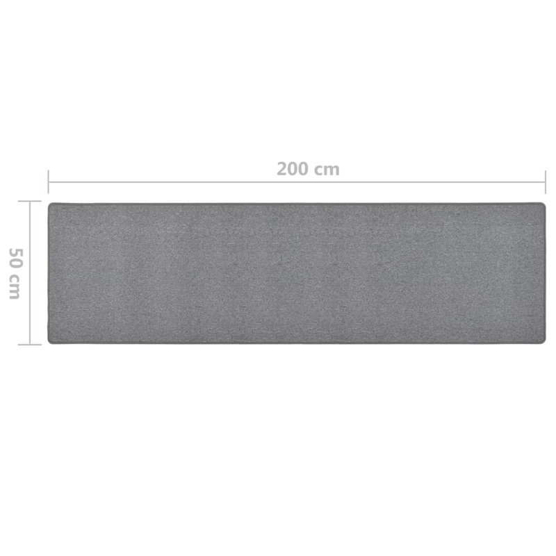 Runner Goth Solid Colour Area Rug, Runner 50 x 200cm