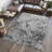 7' X 10' Grey Abstract Area Rug