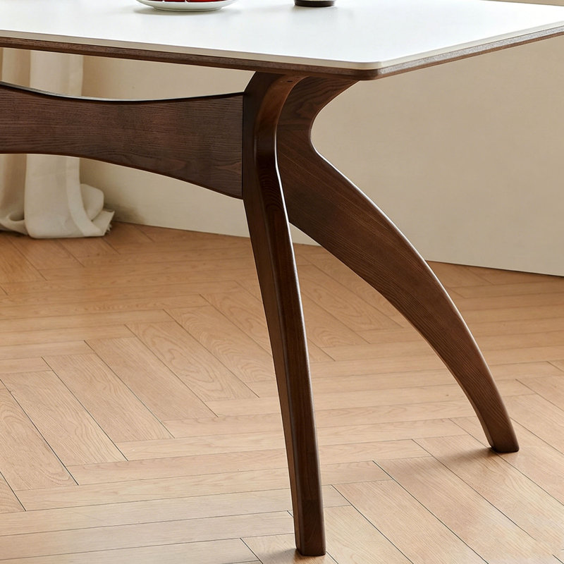 Table de salle à manger Mid-Century, H 29,5 po x l 70,9 po x P 35,4 po