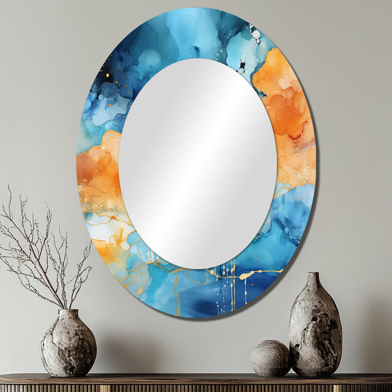 Miroir mural moderne Love Love, 40 po x 30 po