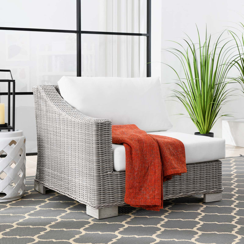Fauteuil d'extérieur Conway, Sunbrella® blanc