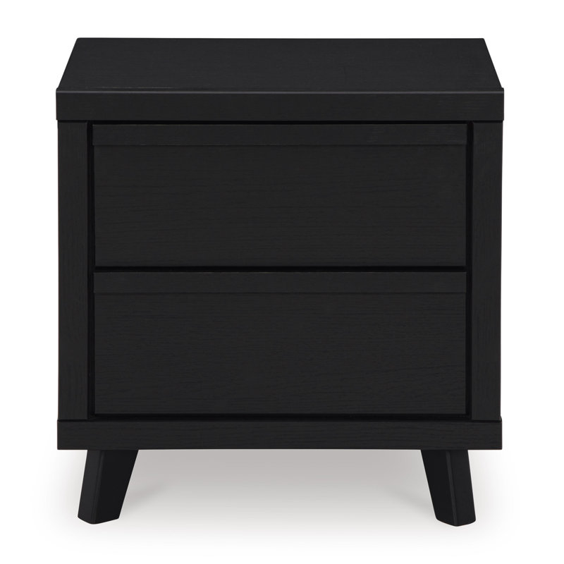 Lit à panneau, commode et table de chevet Danziar, Grand lit