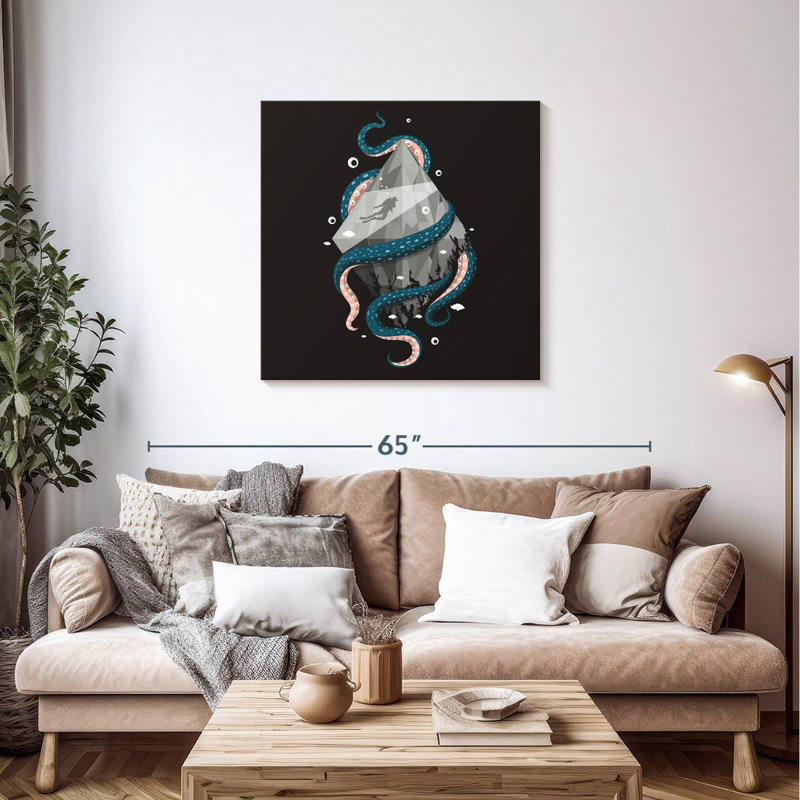 Senne Octopus Emblem, 36" H x 36" W