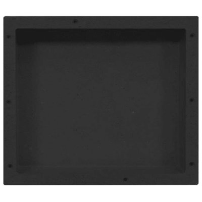 Vidaxl Shower Niche Matt Grey 16.1"X14.2"X3.9"