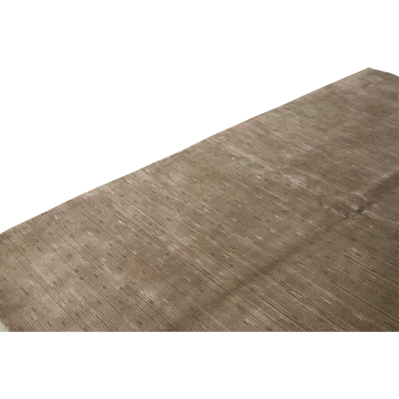 Tapis olive de haute qualité noué à la main
