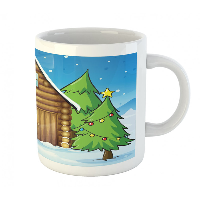 Grande tasse à café log
