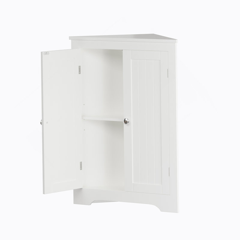 Armoire de plancher au sol avec 2 portes et tablettes réglables