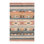 Tapis en jute / coton bleu / rouille à tissage plat Friley Southwesten
