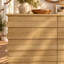 Commode double à 9 tiroirs de 160 cm de large avec poignées dissimulées, plateau large et dispositif anti-basculement