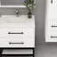 Meuble-lavabo mural avec lavabo et support en acrylique renforcé Victoria-98932830
