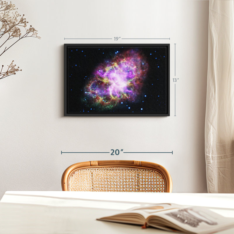 Sparkling Crab Nebula Canvas Print