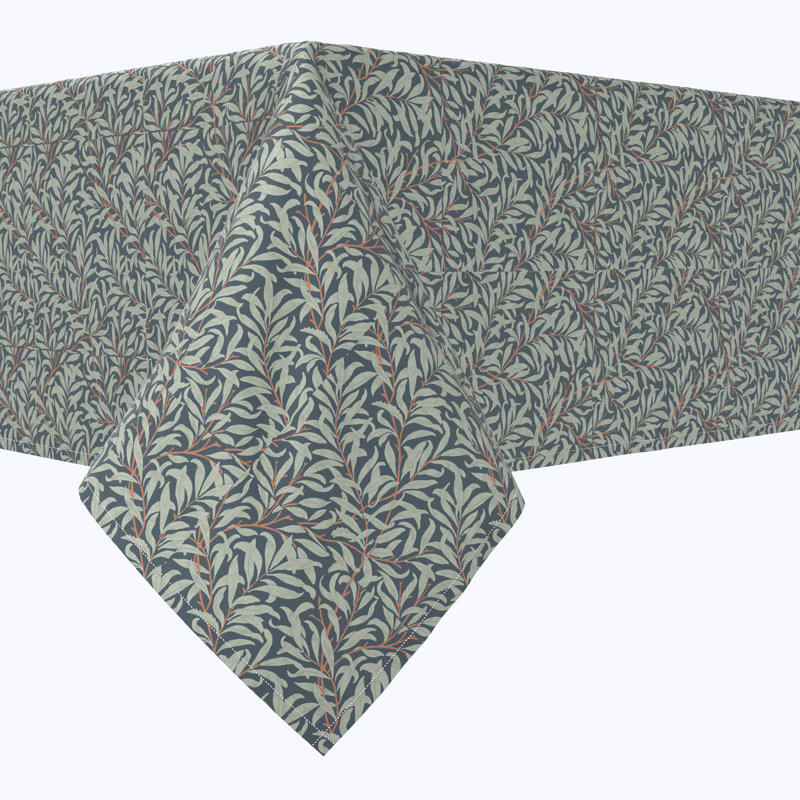 Rectangular Tablecloth, 100% Cotton, Floral 68, 120" x 52"