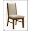 Ensemble de salle à manger rectangulaire 5 pièces avec table en bois massif fabriquée à la main et chaises rembourrées et capitonnées-788801523