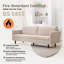 Cicero 204Cm Linen Flared Arm Sofa-989235779
