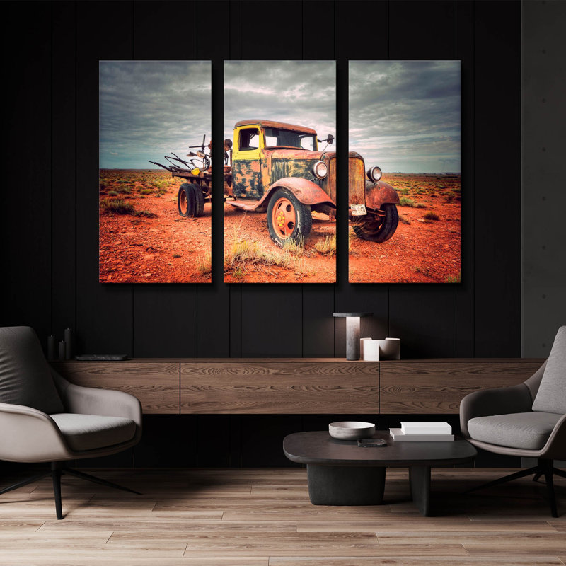 « Isolé et oublié » de Philippe Sainte, triptyque mural, 152 x 102 cm, 60 po x 40 po