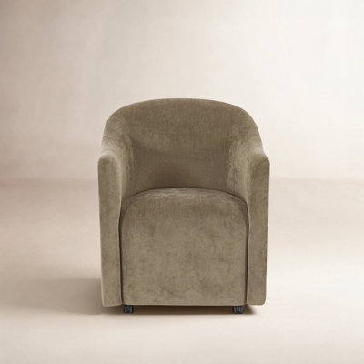Myla Denice Rolling Dining Arm Chair