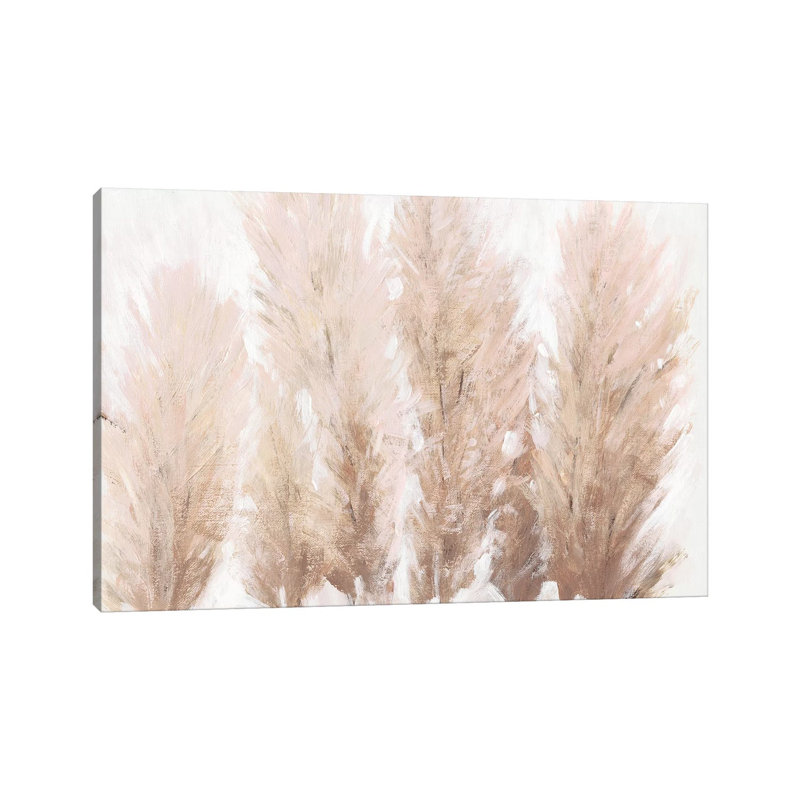 «Pampas Grass II» par Timothy O 'Toole - peinture sur toile tendue, H 26 po x l 40 po x 1,5 po