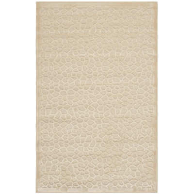 Tapis géométrique touffeté à la main à motif géométrique