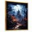 Moonlit Cliffside Mistery Landscape III - Art mural lune-1632300128-1824452652