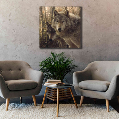 «Wood Land Companions» par Collin Bogle, art mural sur toile