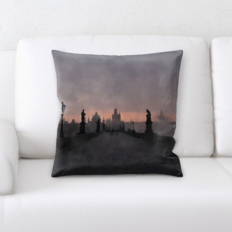 Microsuede Throw Pillow