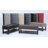 Saxon 43"W Linen Look Transitional Storage Ottoman Bench with Tufted Lift-Top and Open Bottom Shelf-546802049-572715352