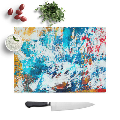 Tempered Glass Art Painting Vol.384 Chopping Board