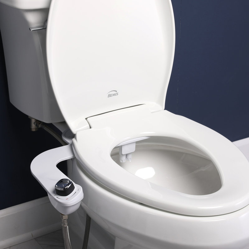 SlimEdge Bidet Attachment for Toilet Seats, Adjustable Water Pressure, Non-Electric