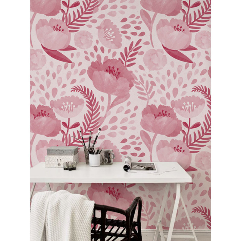 Brunston 2.5m x 2.5m Matte Wallpaper Roll, 250 x 250cm
