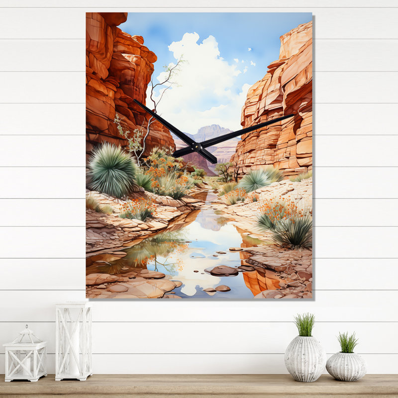 Horloge murale Canyon Canyon, Grand