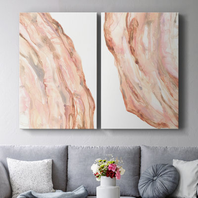 Rose Quartz I-Premium Gallery Wrapped Canvas -Ready to Hang