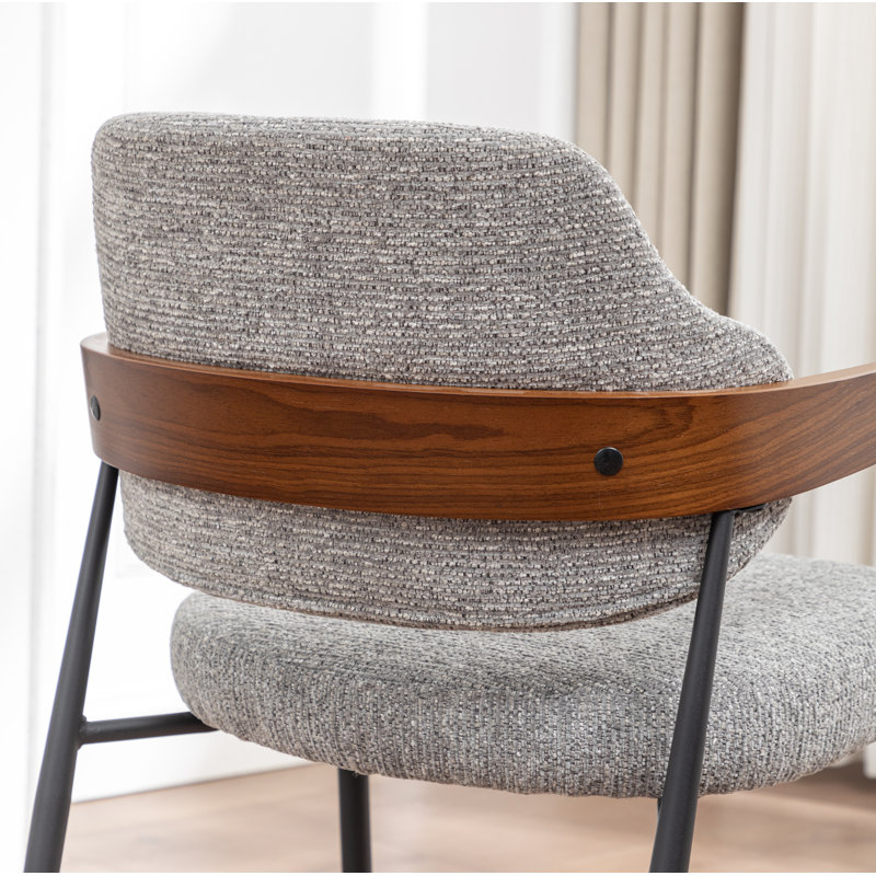 Devane Upholstered Dining Chair, Gray