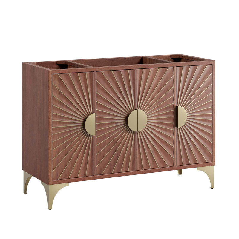 Modway 48" Single Bathroom Vanity Base Only in Brown