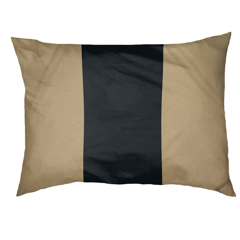 Coussin Detroit, Petit (l 28 po x P 18 po x H 6 po), Gold/Black