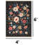 Tapis à imprimé floral Midnight Folk