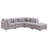 5-Piece Upholstered Sectional Sofa