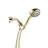 5 Spray Mode Handheld Shower - Polished Golden, Good Heat Resistance, Adjustable Water Flow, Wall Mounted, Includes Hose And Arm Abs, Flow Force,-127233221