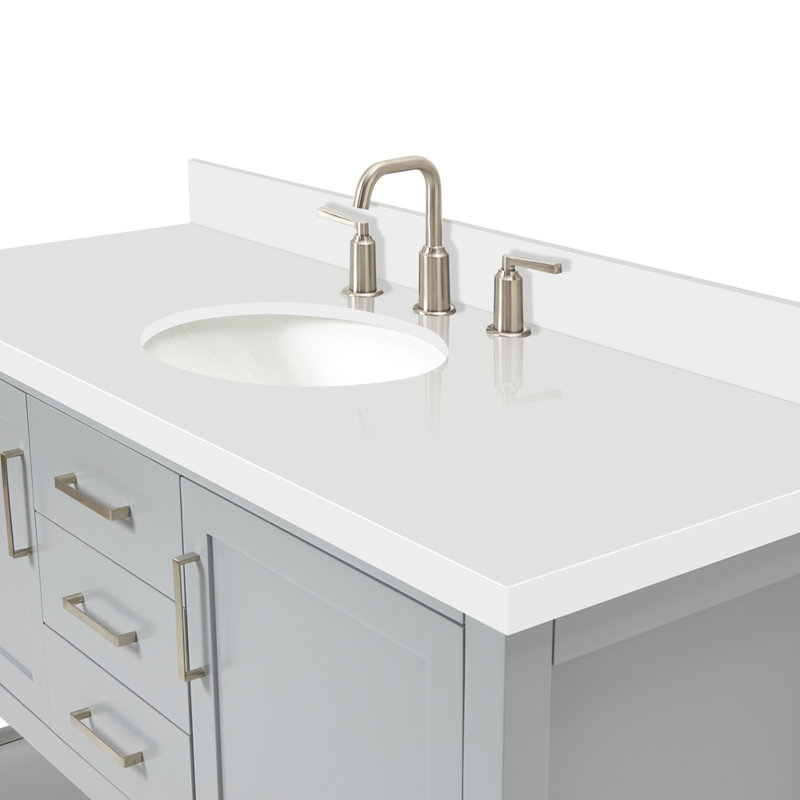 Bayhill 55'' W Single Vanity, Gray