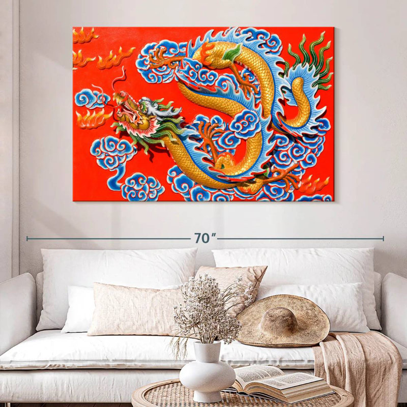 Dragon Chinese, 34" H x 51" W