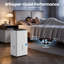 Déshumidificateur Energy Star de 80 et 120 chopines pour jusqu'à 5 000 pieds carrés Ft, contrôle intelligent de l'humidité, fonctionnement silencieux et options de drainage flexibles-115679054